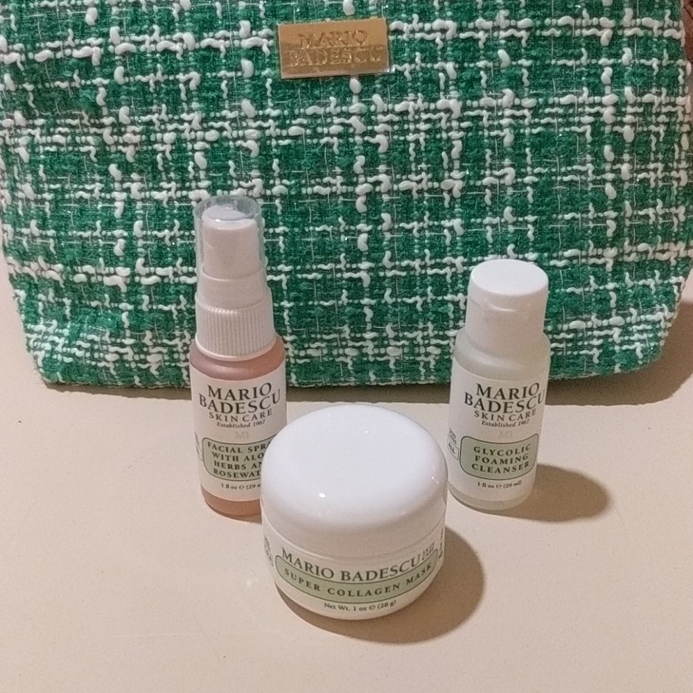 BRAND NEW Mario Badescu Travel Set With Bag